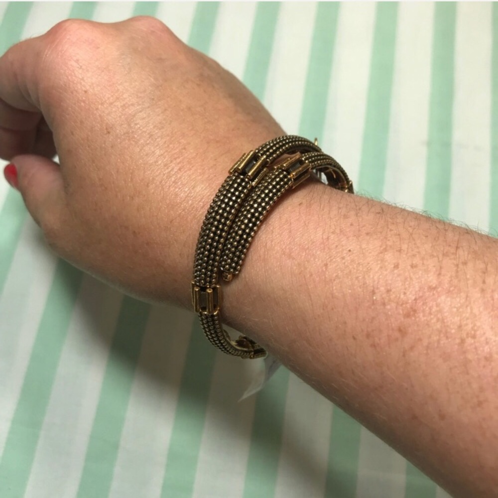 🎁 Alex and Ani Gold Tone Nova Wrap Bracelet NEW